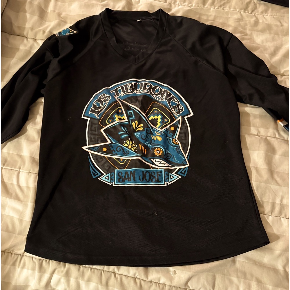 One size sharks jersey